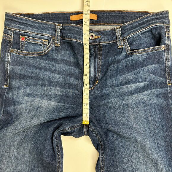 Joe's Jeans The Icon Mid Rise Flare Jeans Sophia Medium Blue Denim Y2K sz 32 - Picture 8 of 12